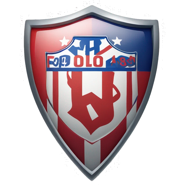 Logo du football club de foot de l’Atletico Madrid emoji