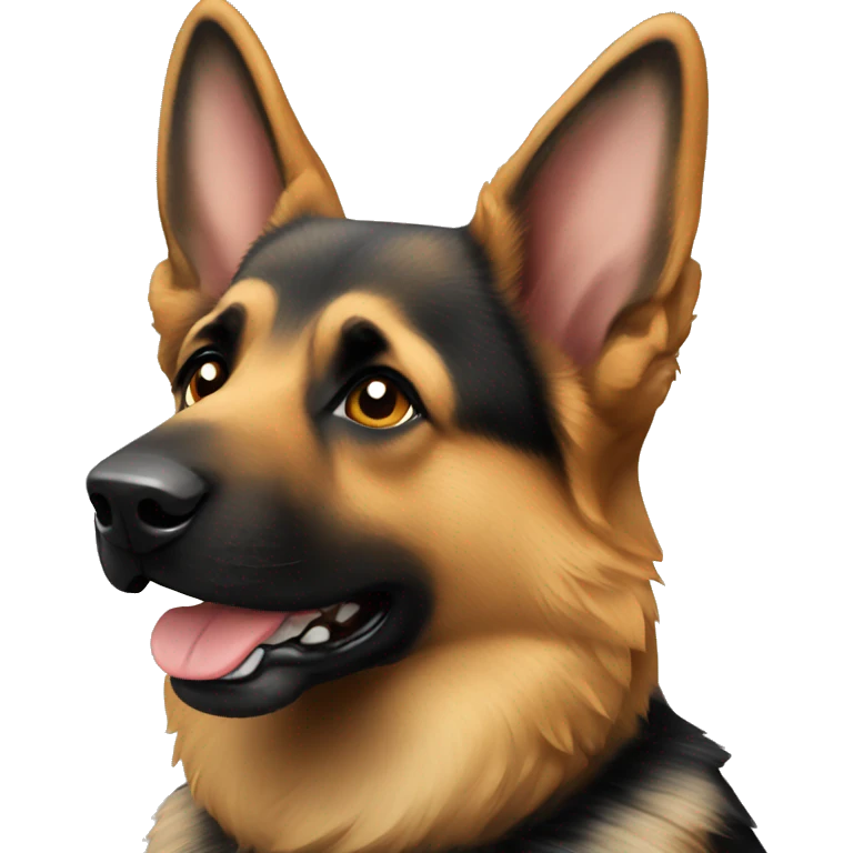 german shepherd  emoji