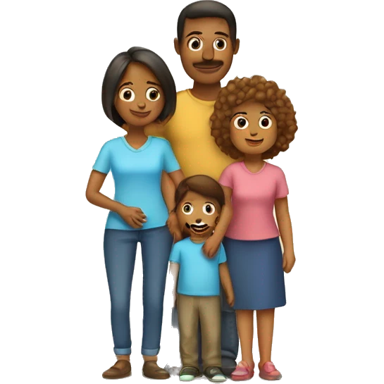 Famille 3 personne  2 mamans et 1 fils emoji