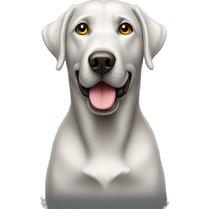 Silver lab emoji