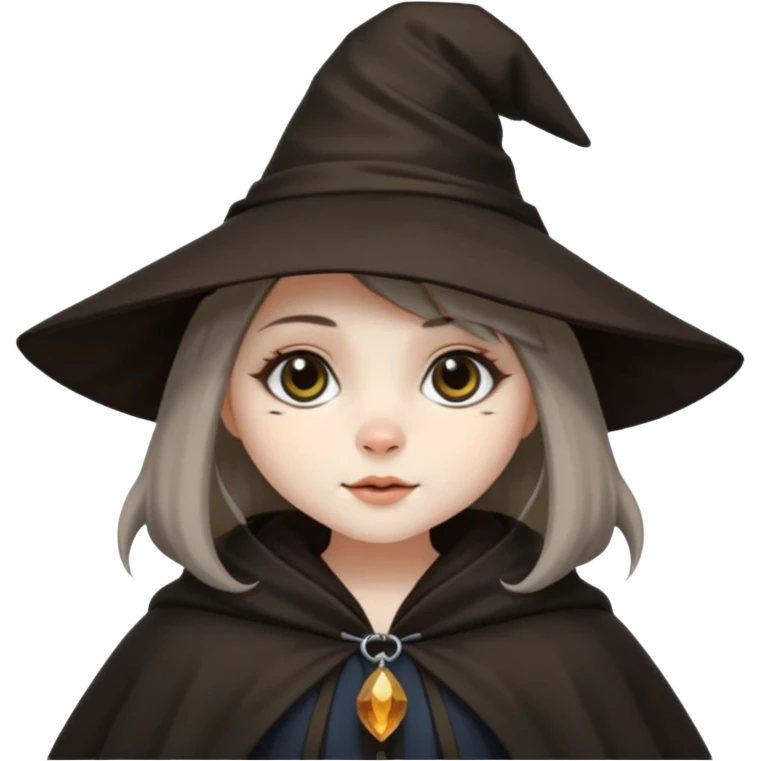 cute raccoon witch girl emoji