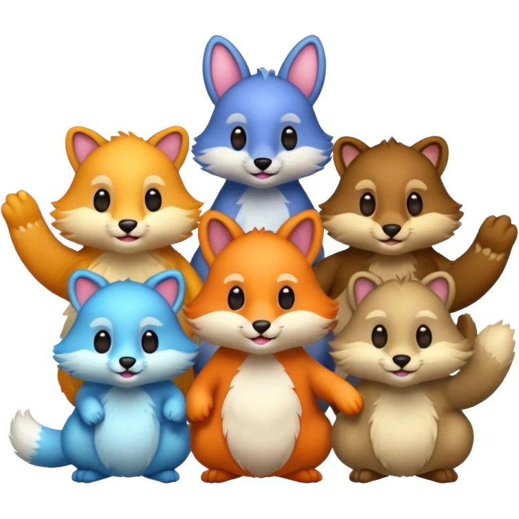 animals handing emoji