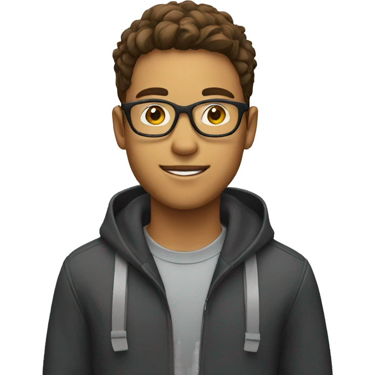 student with spectacles emoji
