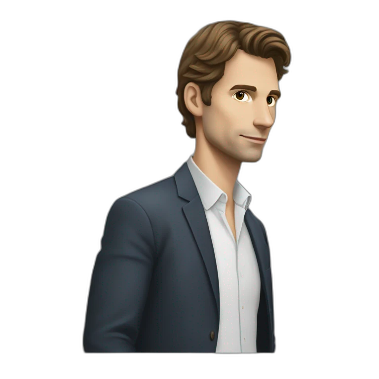 Thomas Pasquet sur un âne emoji