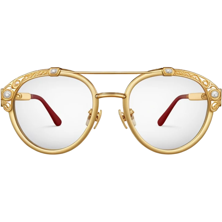 Cartier glasses, luxury eyewear emoji