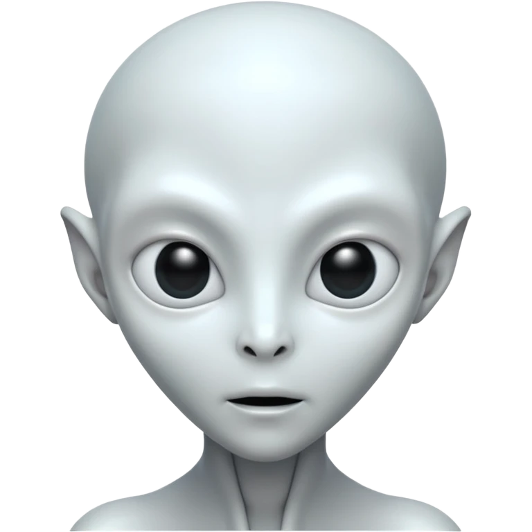 white aliens look alike humans but very tech emoji