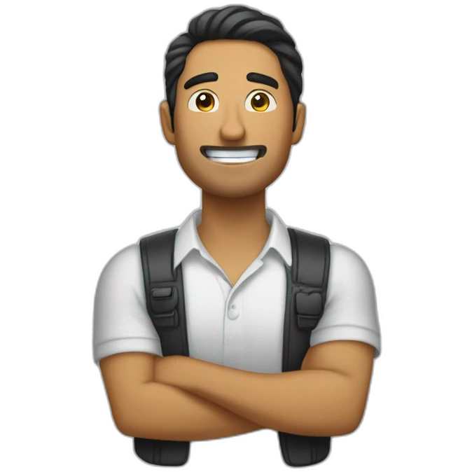 hombre rico riendo brazos abiertos mucho dinero emoji