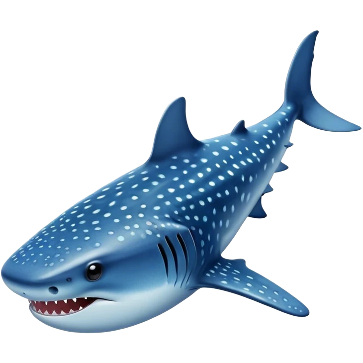 Whale shark emoji