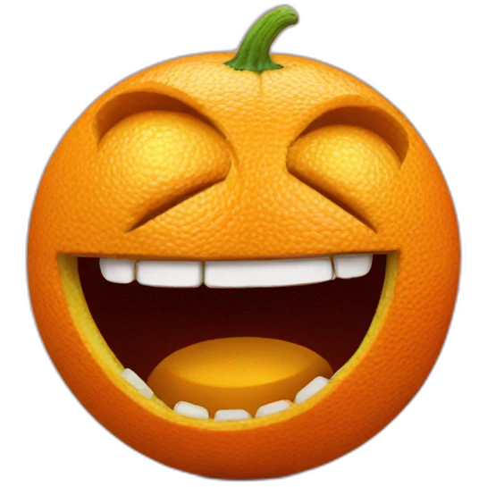 annoying orange emoji