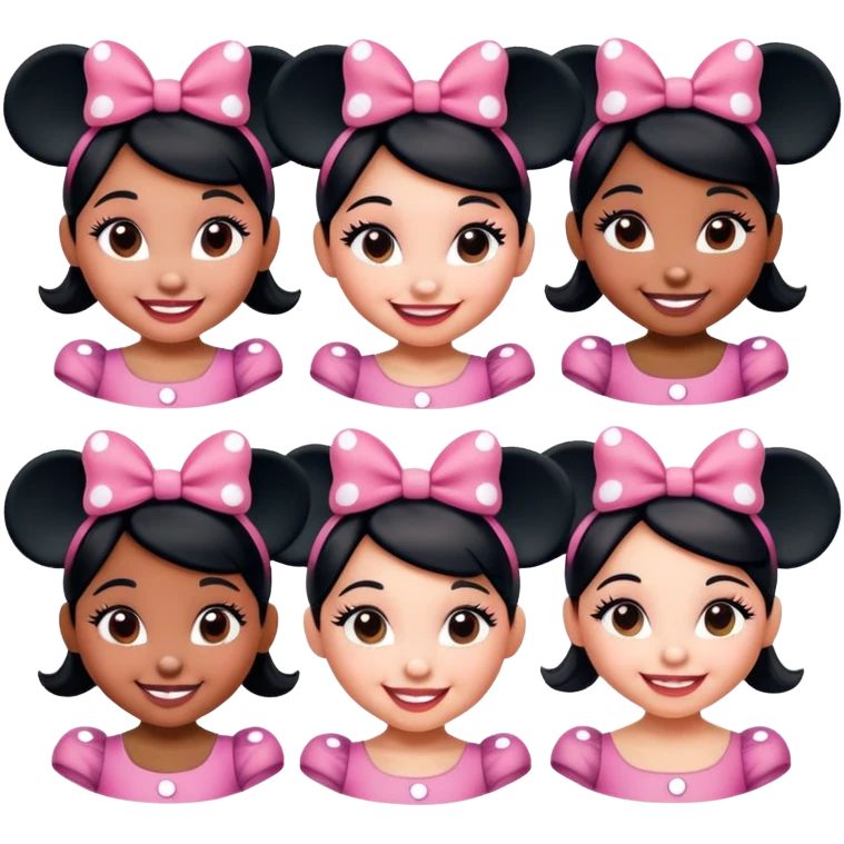minnie girls emoji