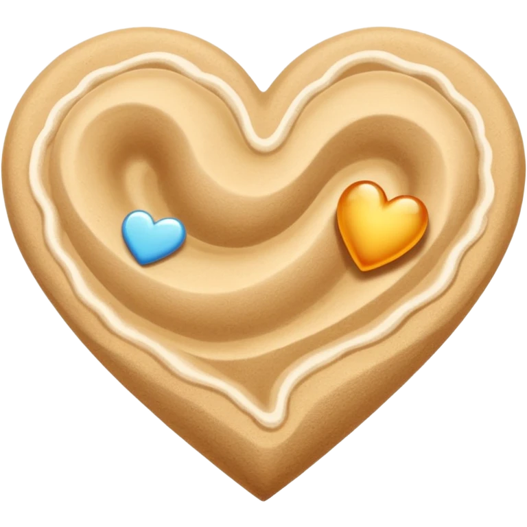 beach themed heart emoji
