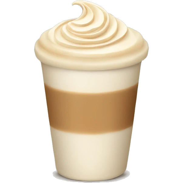 beige cream latte emoji