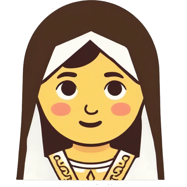 Virgen maria emoji