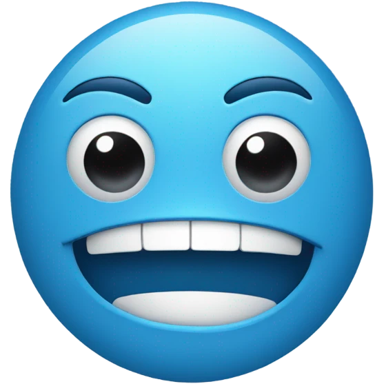 blue emoji emoji