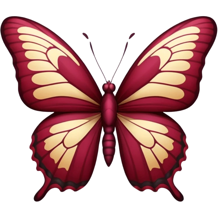 marron butterfly emoji