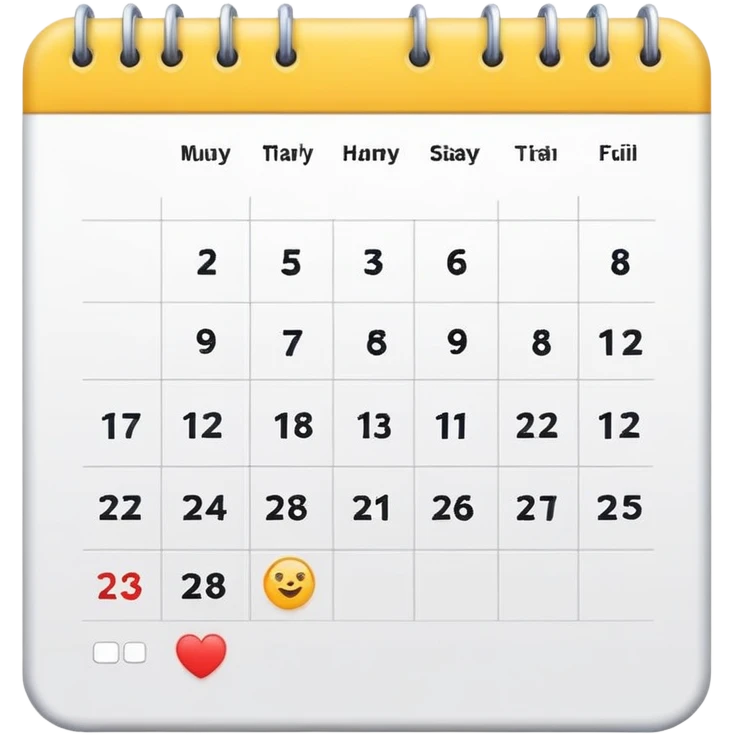 calendar ios emoji