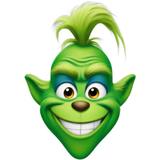 blue grinch emoji