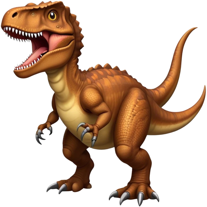 Tyrannosaurus Rex dinosaur with small arms and big teeth emoji