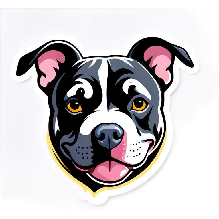 Black Pitbull emoji