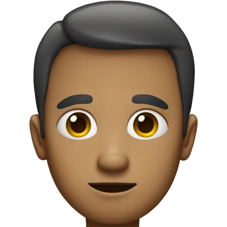 A small headed person with big ears emoji