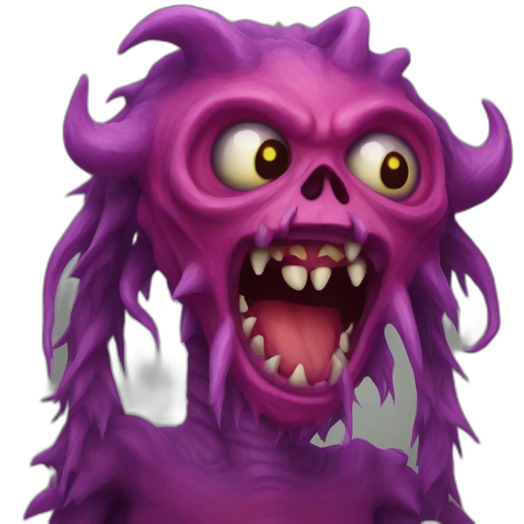 the scariest monster ever emoji