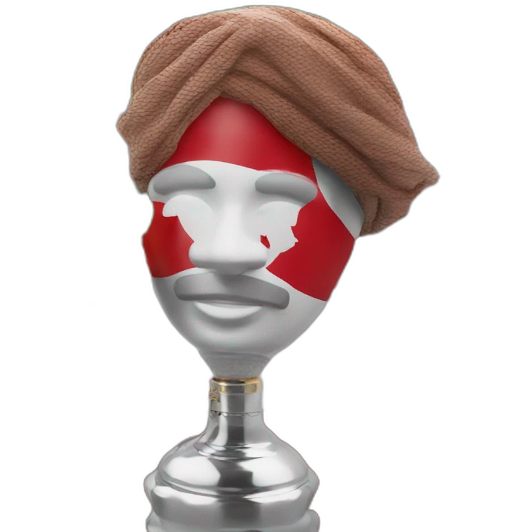 Une shisha avec le drapeau de la Tunisie  emoji