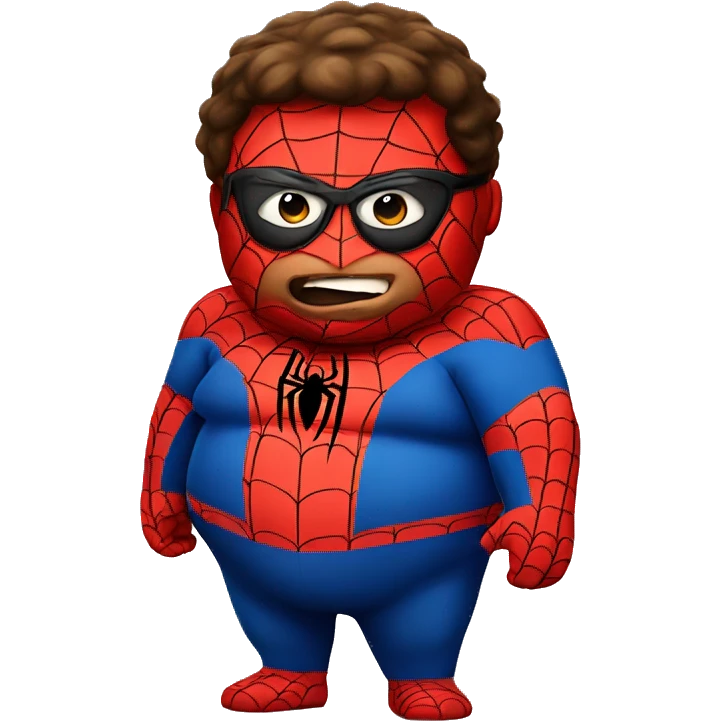 fat spiderman emoji