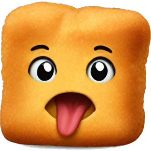 chicken nugget talking emoji