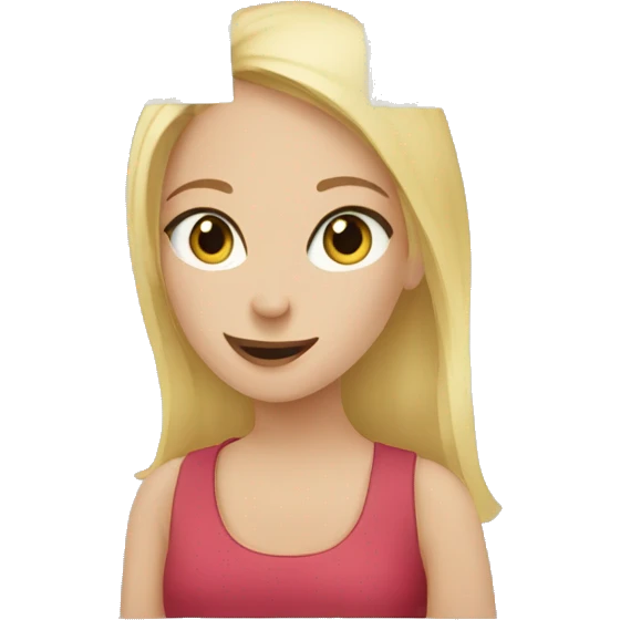 Fille avec des billets emoji