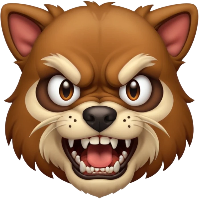 Very angry dog  emoji