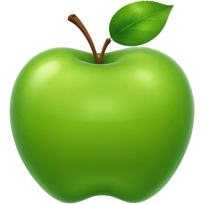 green apple emoji