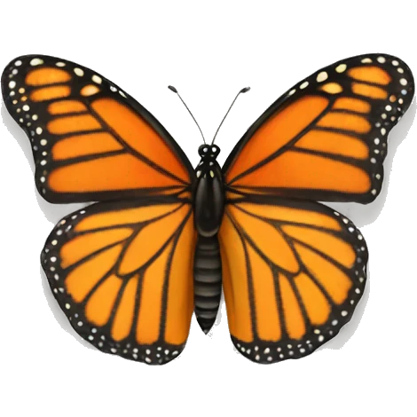Monarch butterfly  emoji