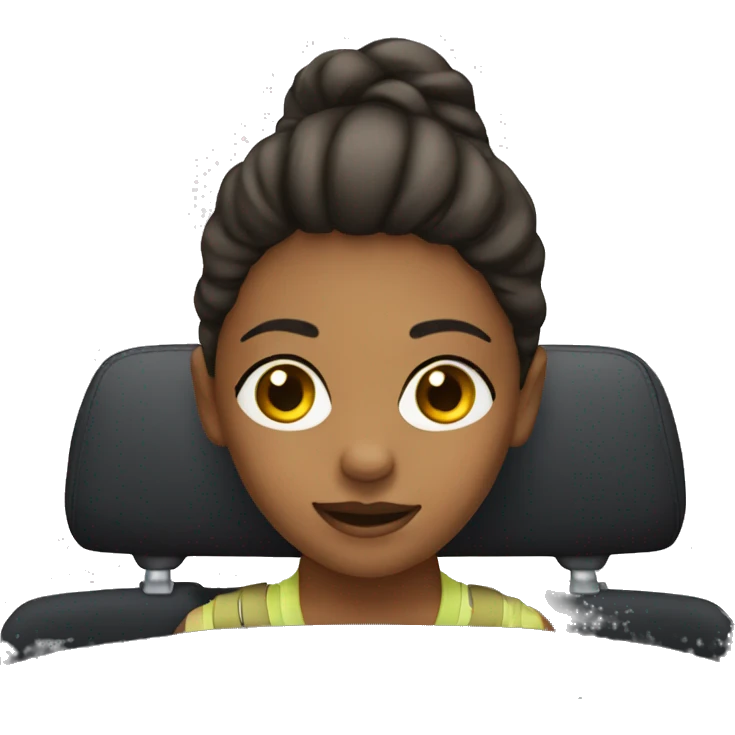 girl in car  emoji