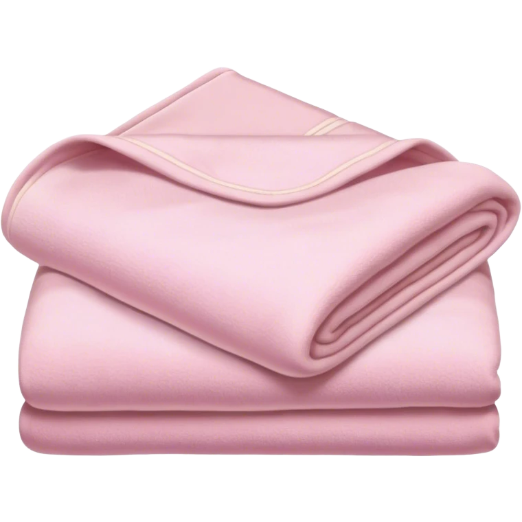 Light pink cozy blanket  emoji