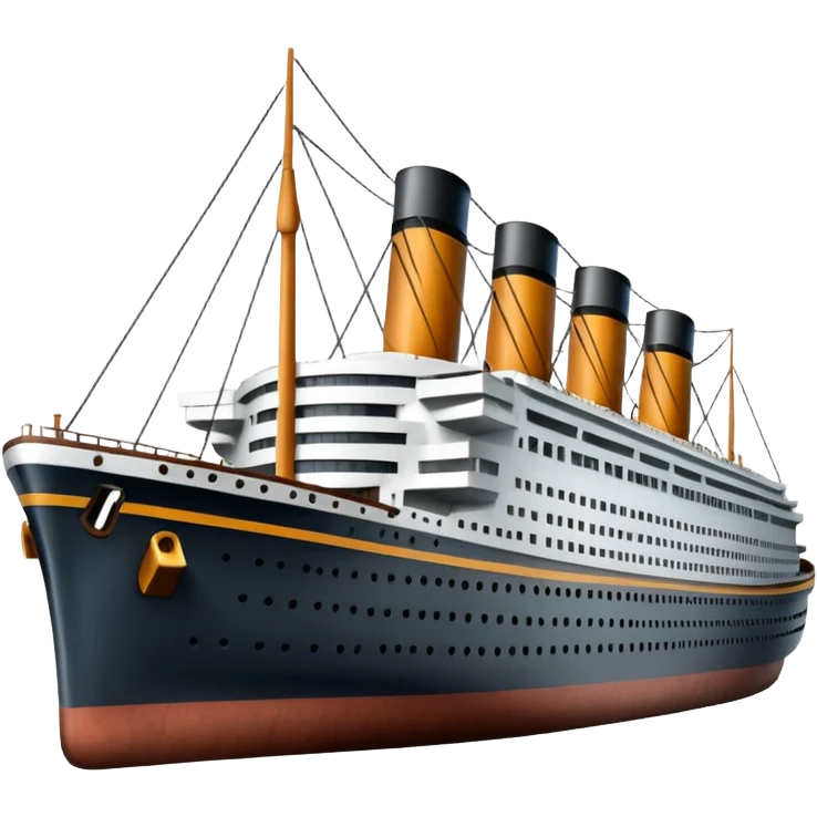 Titanic ship emoji