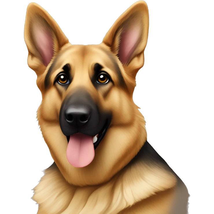 Golden German Shepherd ￼ emoji