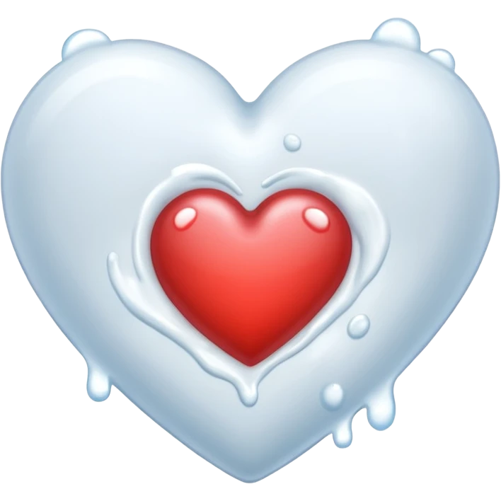 Cumshot heart emoji