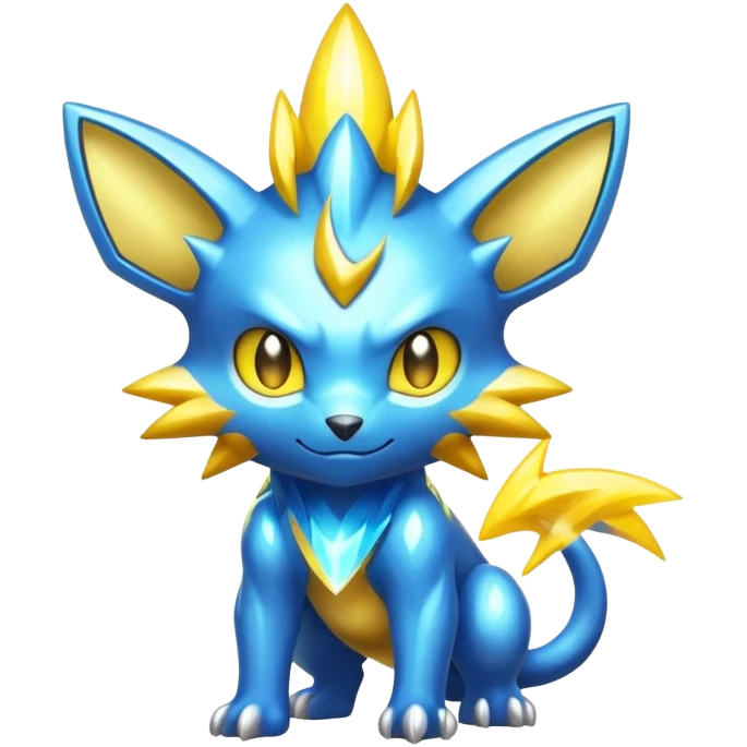  Shiny Sparkly Electric Cool Epic Shinx-Manectric-Fakémon-creature emoji