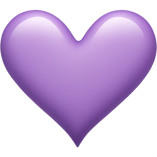 Light purple heart emoji