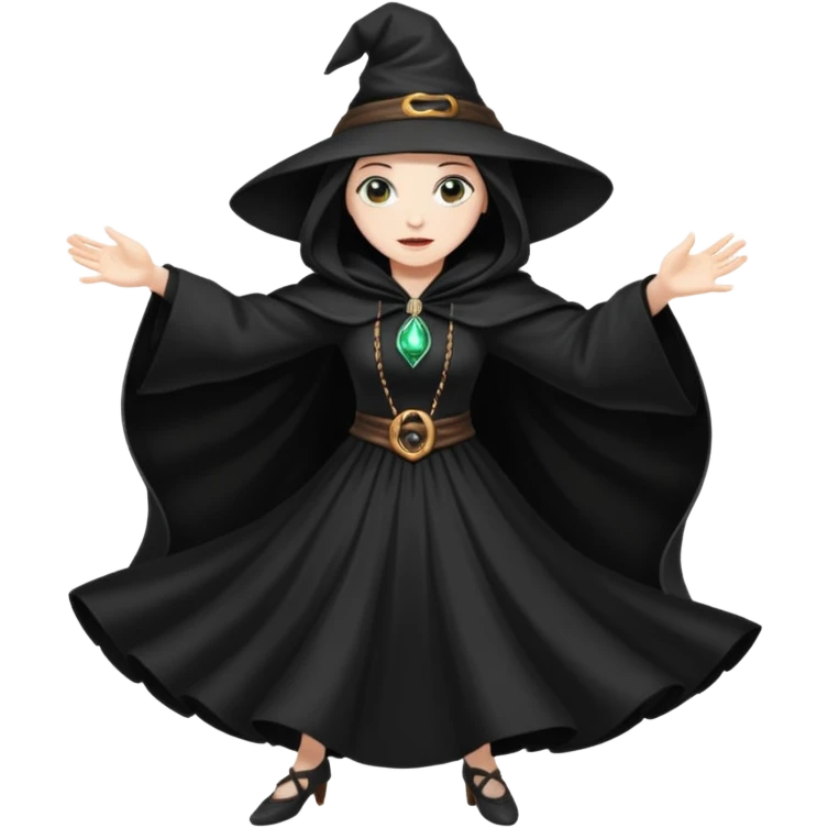 A witch dancer emoji