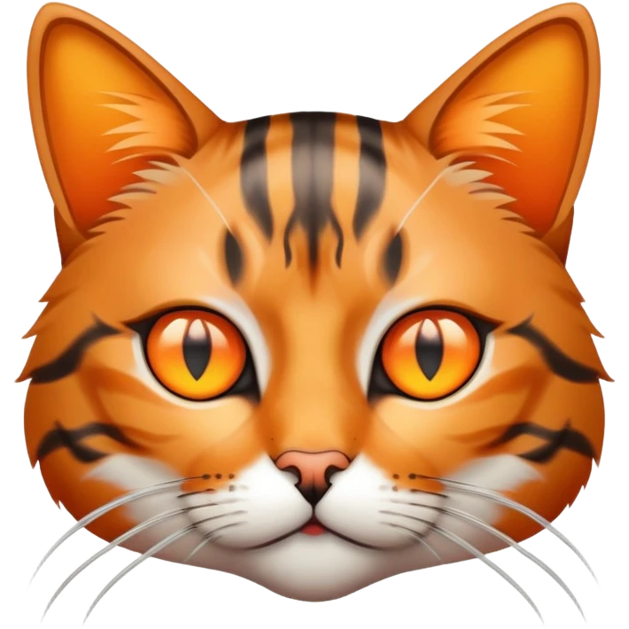 Cat with laser eyes emoji