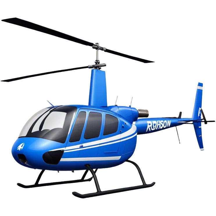 Robinson R44 - Robinson Helicopter Company (Model Year: 2021) (Iconic colour: Blue) emoji