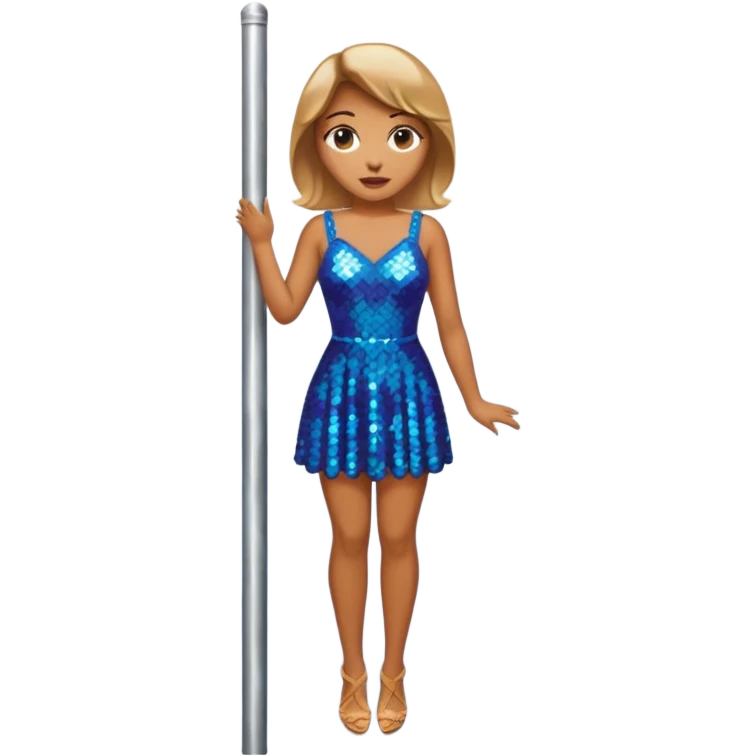 Stripper on a pole emoji