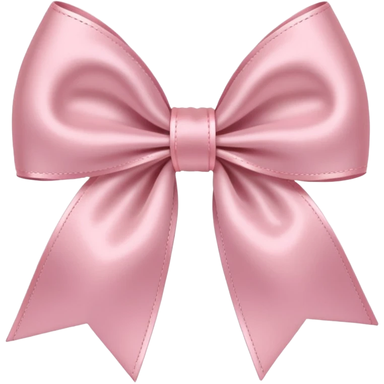 light pink bow on light pink bow emoji