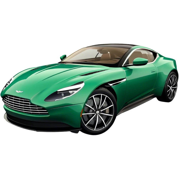 Aston Martin DB11 - Aston Martin (Model Year: 2022) (Iconic colour: Green) emoji