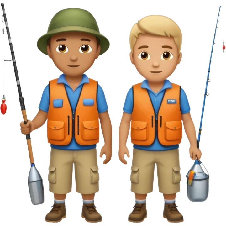 two brothers fishing emoji
