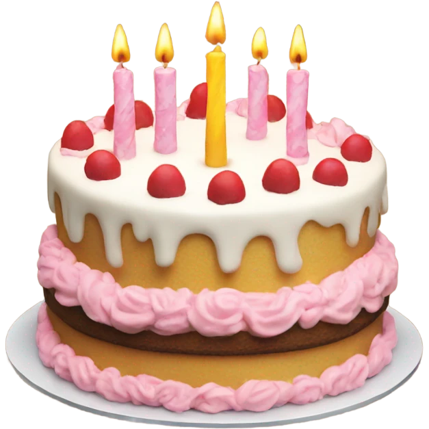Birthday cake emoji