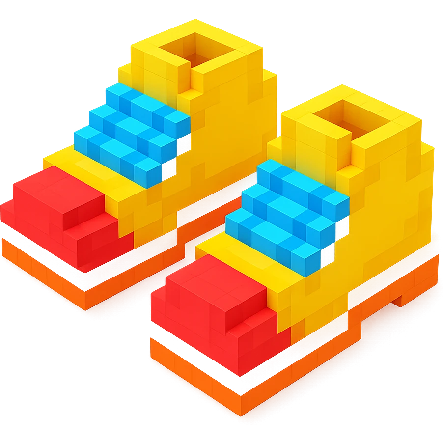 Minecraft Shoes  emoji