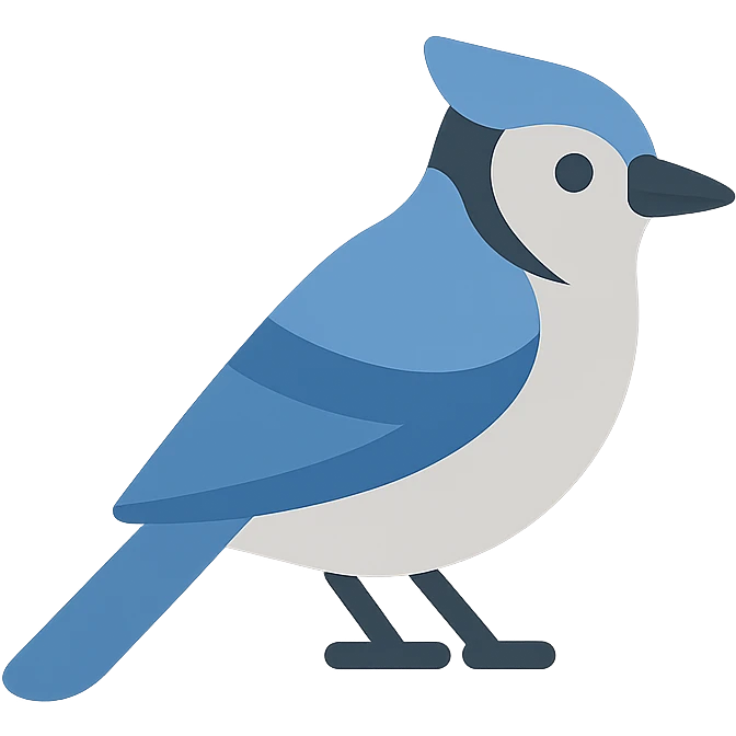 Blue jay emoji