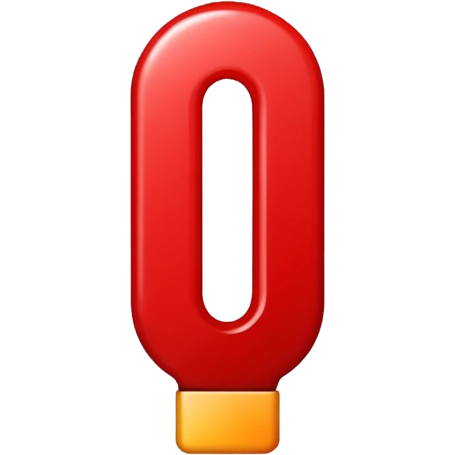 exclamation mark red emoji